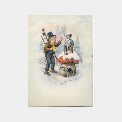 1974 Çocuklar Konulu Fantezi Kartpostal