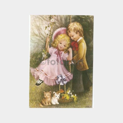 Çocuklar Fantezi Tebrik Kartpostal