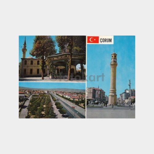 1978 Çorum Görünüş Kartpostal