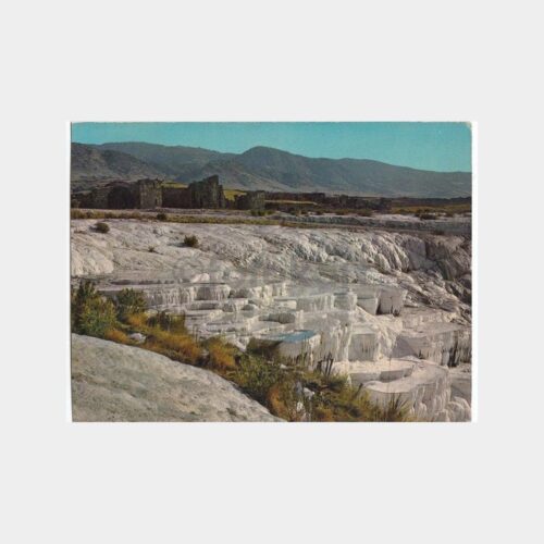 1978 Denizli Pamukkale Görünüş Kartpostal