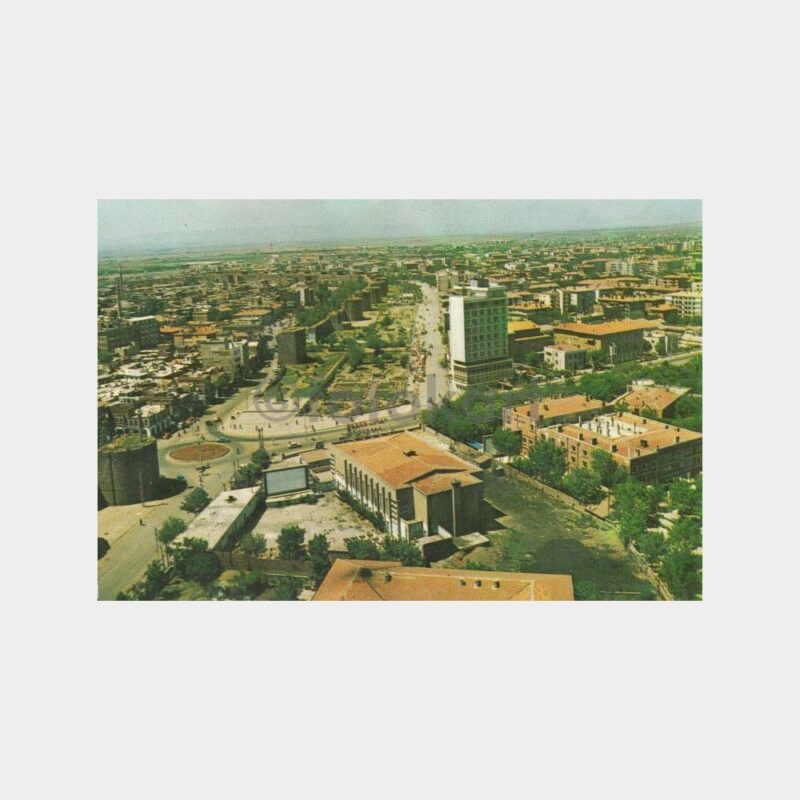 1975 Diyarbakır Yenişehir Görünüş Kartpostal