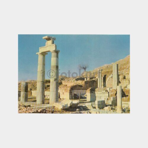 1968 Efes Antik Kenti Pritaneon Görünüş Kartpostal