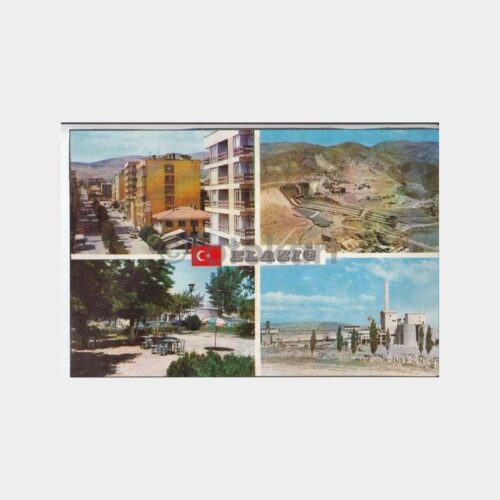 1975 Elazığ Muhtelif Görünüşler Kartpostal