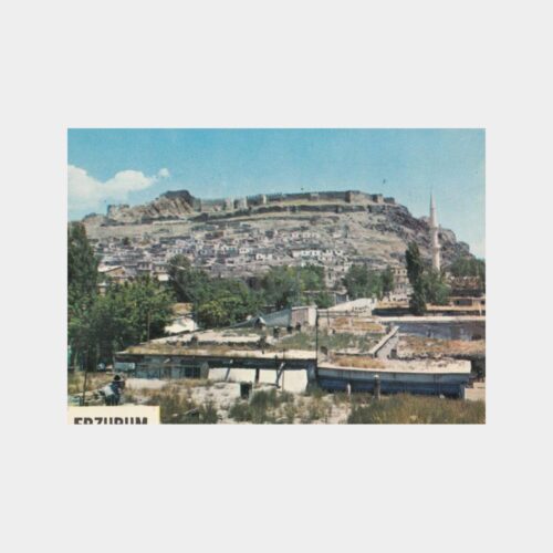 1975 Erzurum Hasankale Görünüş Kartpostal