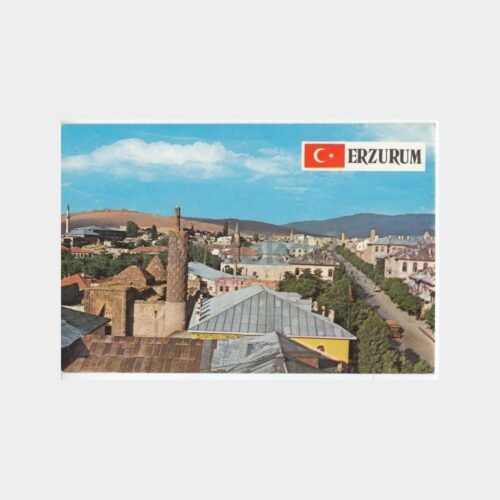 1979 Erzurum 4 Görünüş Kartpostal