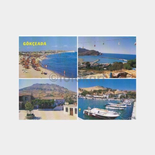 Gökçeada 4 Görünüş Konulu Kartpostal