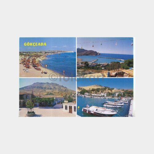 Gökçeada 4 Görünüş Konulu Kartpostal