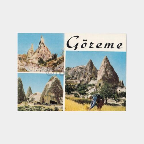 1970 Nevşehir Göreme 3 Görünüş Konulu Kartpostal