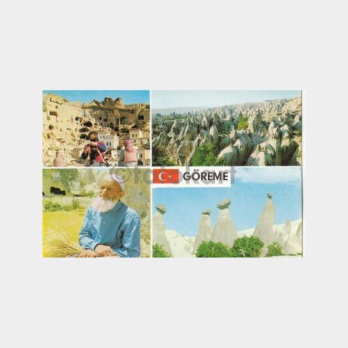 1974 Göreme Peri Bacaları Konulu Kartpostal