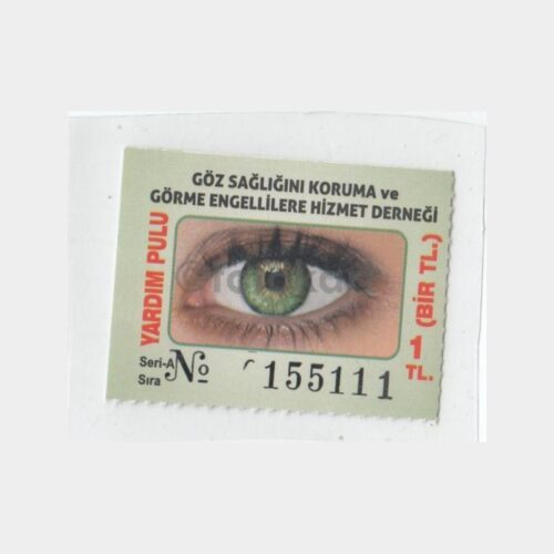 2011 Göz Nurunu Koruma Konulu Yardım Pulu