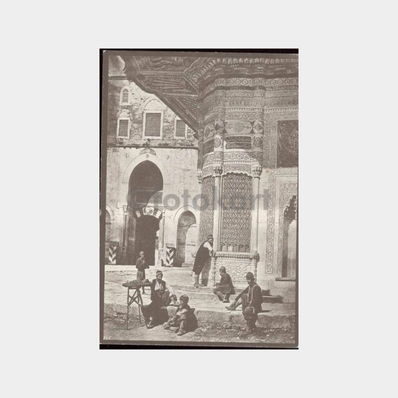 III. Ahmet Çeşmesi -Berggren- Reprodüksiyon Kartpostal
