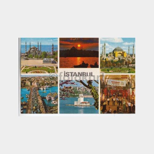 1976 İstanbul Muhtelif Görünüş Kartpostal