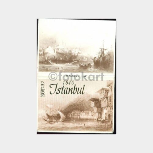 1840 İstanbul Çeşme Sebil Yalı Kart Albümü (12 Adet)
