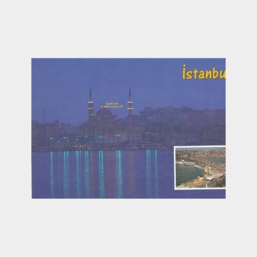 1975 İstanbul Yeni Camii Konulu Kartpostal