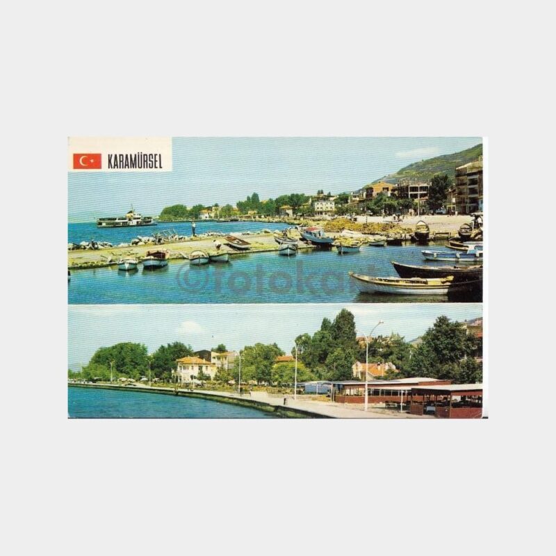 1975 Karamürsel Muhtelif Görünüş Nadir Kartpostal