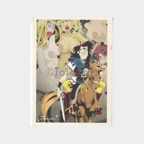 2013 Karaoğlan Çizgi Kahramanı Konulu Kartpostal