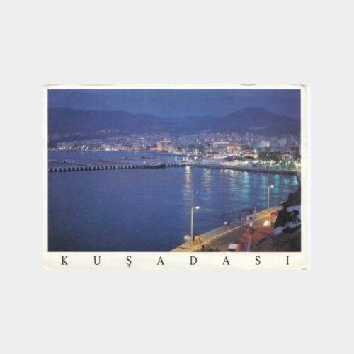 1978 Kuşadası Gece Görünüş Kartpostal