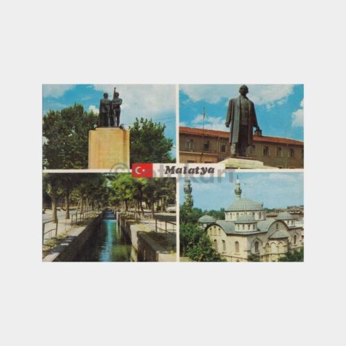 1977 Malatya 4 Değişik Görünüş Kartpostal