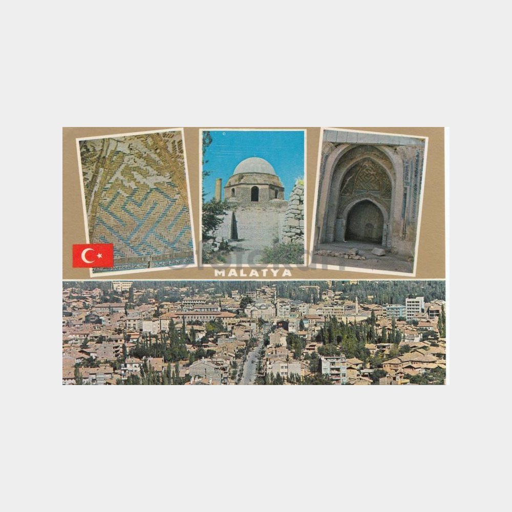 1976 Malatya Muhtelif Görünüş Kartpostal