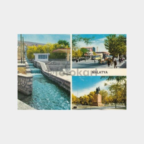 1974 Malatya Park Anıt Kernek Görünüş Kartpostal