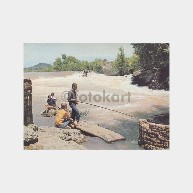 1976 Manavgat Şelalesi Görünüş Kartpostal