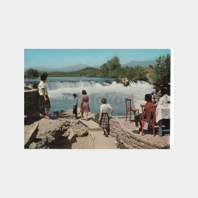 1968 Manavgat Şelalesi Konulu Kartpostal
