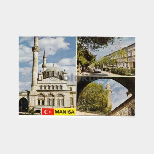 1975 Manisa 3 Değişik Görünüş Kartpostal