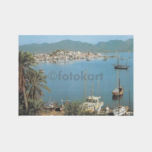 1984 Marmaris Genel Görünüş Konulu Kartpostal
