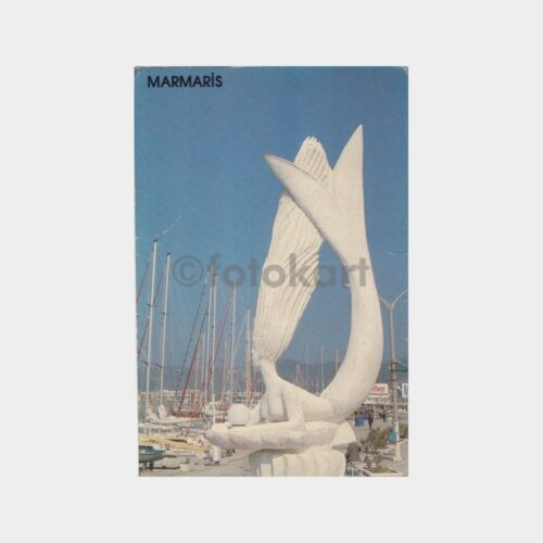 1989 Marmaris Anıt Görünüş Kartpostal