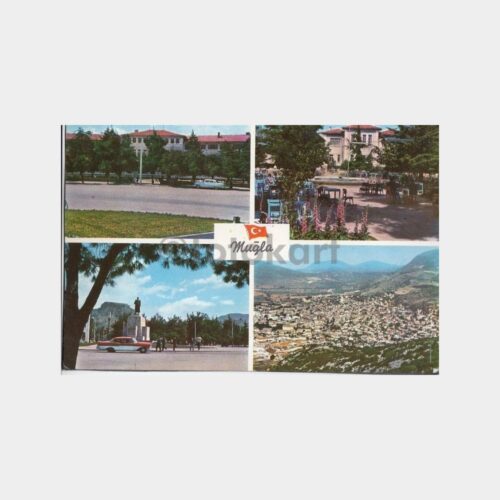 1975 Muğla Muhtelif Görünüşler Kartpostal