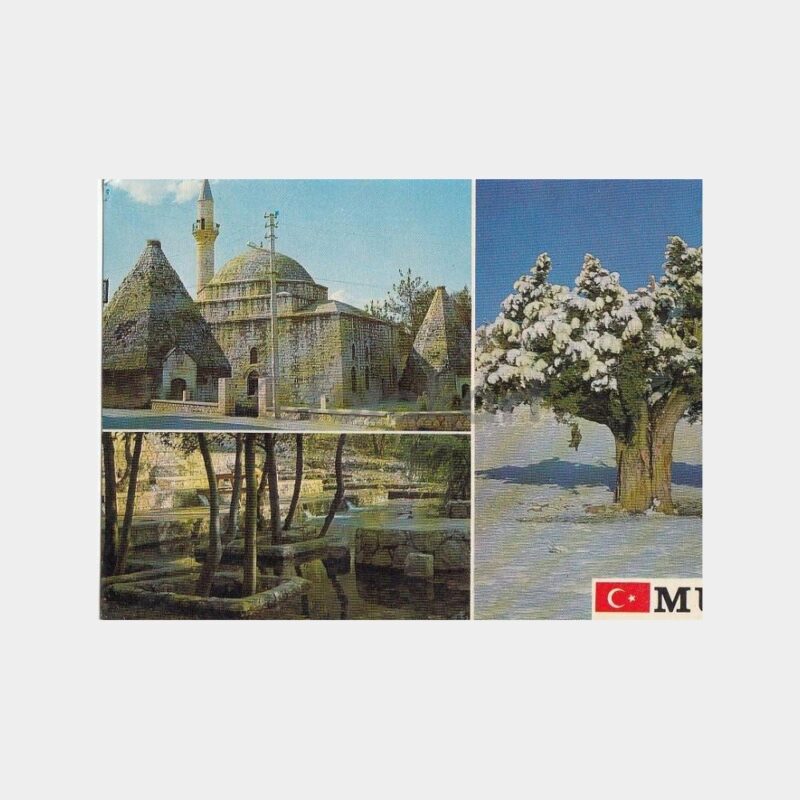 1978 Mut Mersin 3 Görünüş Kartpostal
