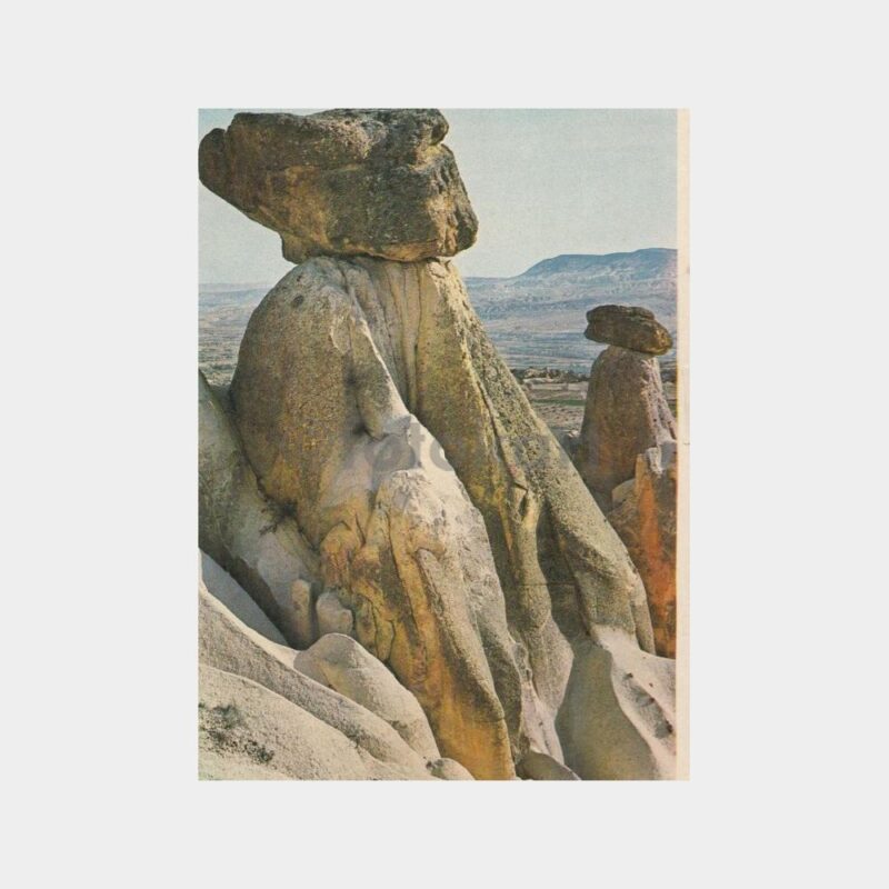 1976 Nevşehir Ürgüp Peri Bacası Görünüş Kartpostal