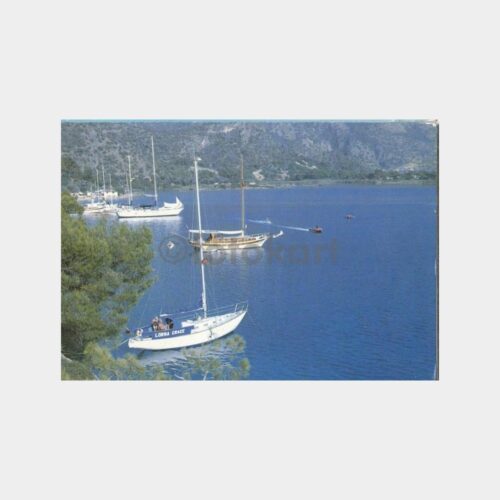 1990 Ölüdeniz Yelkenli Konulu Kartpostal