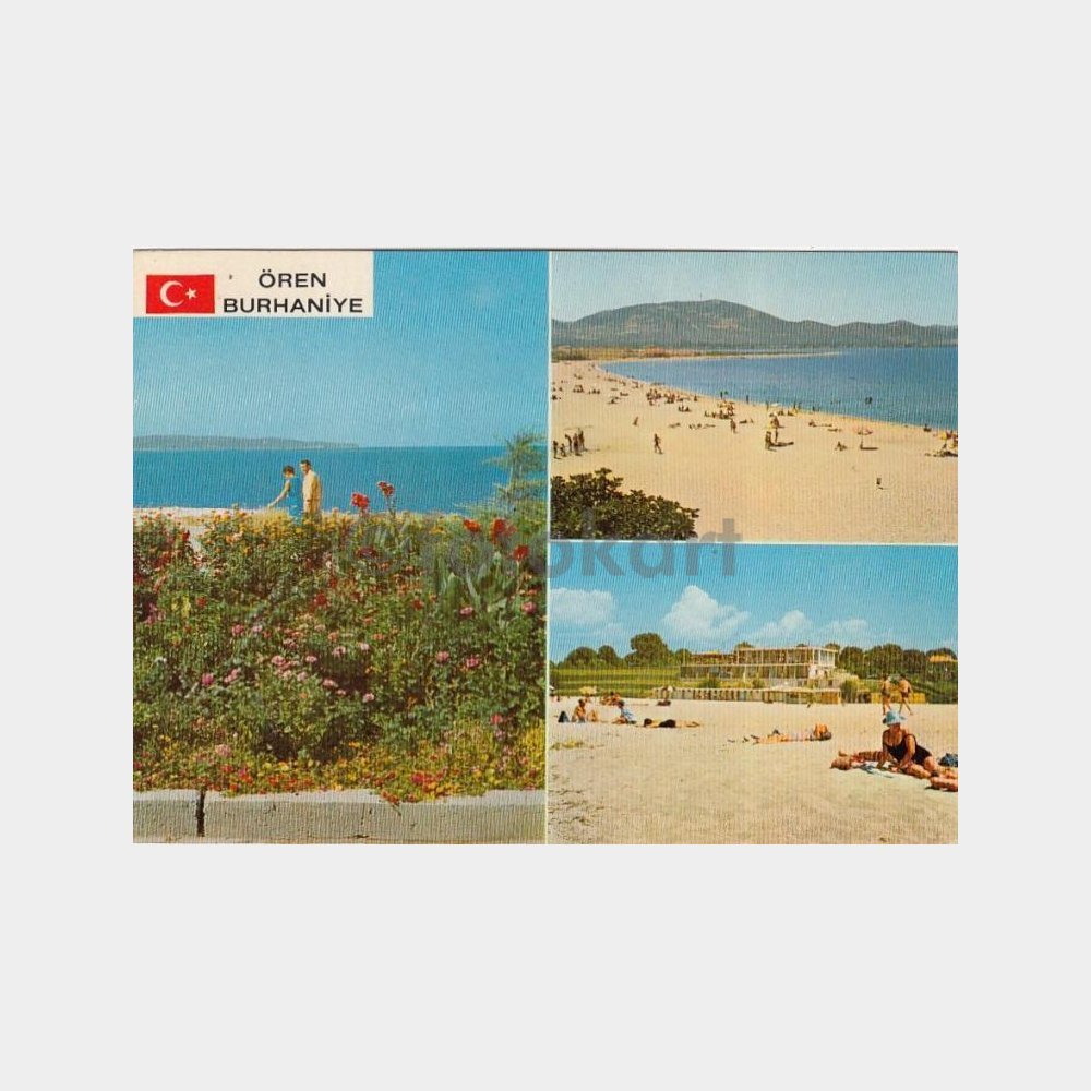 1978 Ören Burhaniye Görünüş Konulu Kartpostal