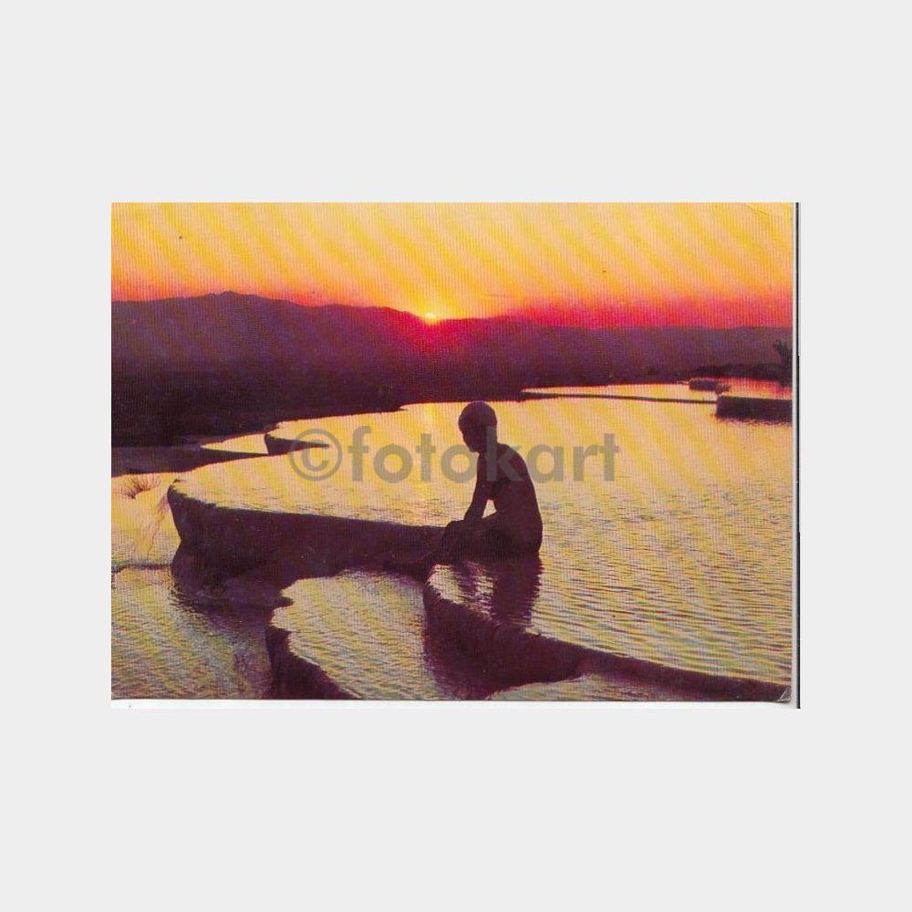 1978 Pamukkale Gurup Vakti Görünüş Kartpostal