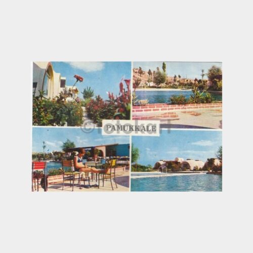 1978 Pamukkale Motel Konulu Kartpostal