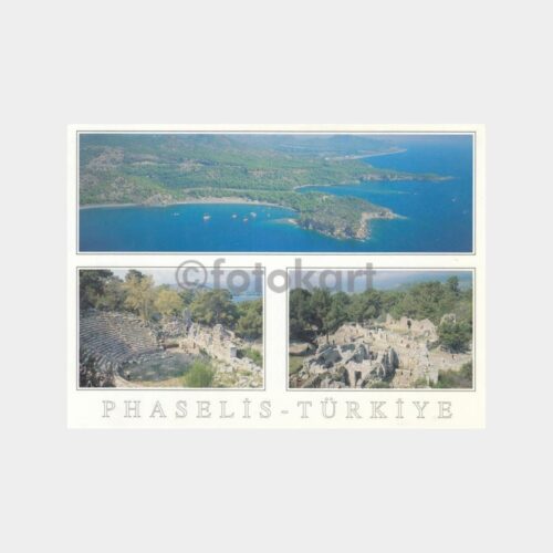 2000 Antalya Phaselis Görünüş Kartpostal