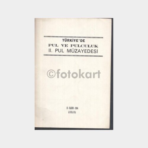 1984 Pul Müzayede Kataloğu (Türkiye Pulculuk Kulübü)