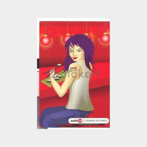 Sushi.co ve Arena Reklam Tanıtım Kartları (2 Adet)