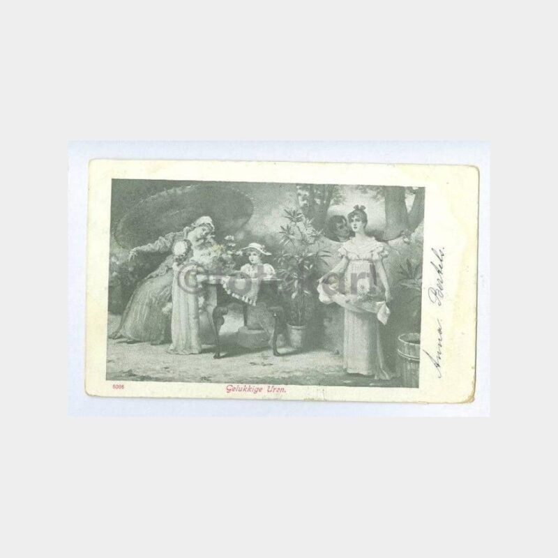 1903 Rotterdam Damgalı Nadir Kartpostal