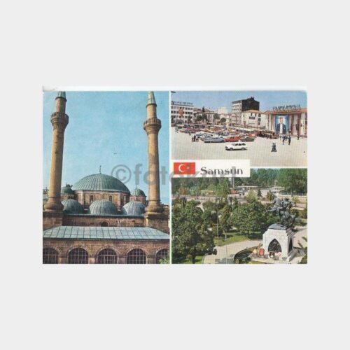 1982 Samsun 3 Görünüş Kartpostal