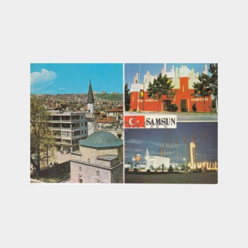 1974 Samsun 3 Değişik Görünüş Kartpostal