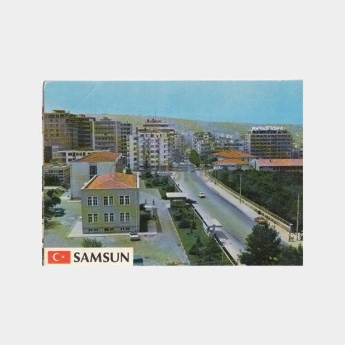 1978 Samsun Modern Cadde Görünüş Kartpostal