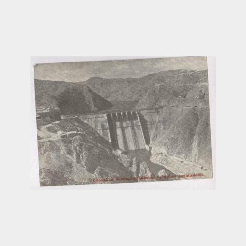 1956 Sarıyar Barajı Damgalı Kart