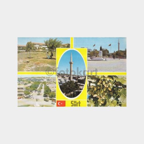 1975 Siirt Muhtelif Görünüşler Kartpostal