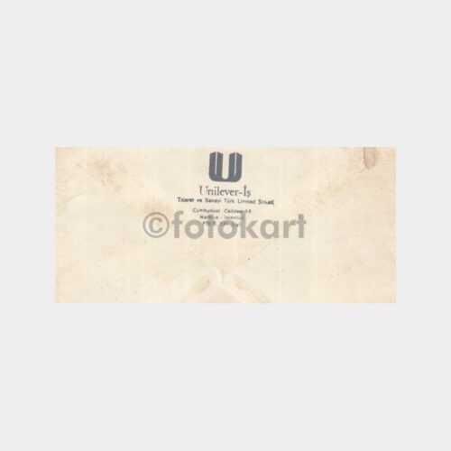Türk Posta Tarihi Konulu Zarf (Unilever)