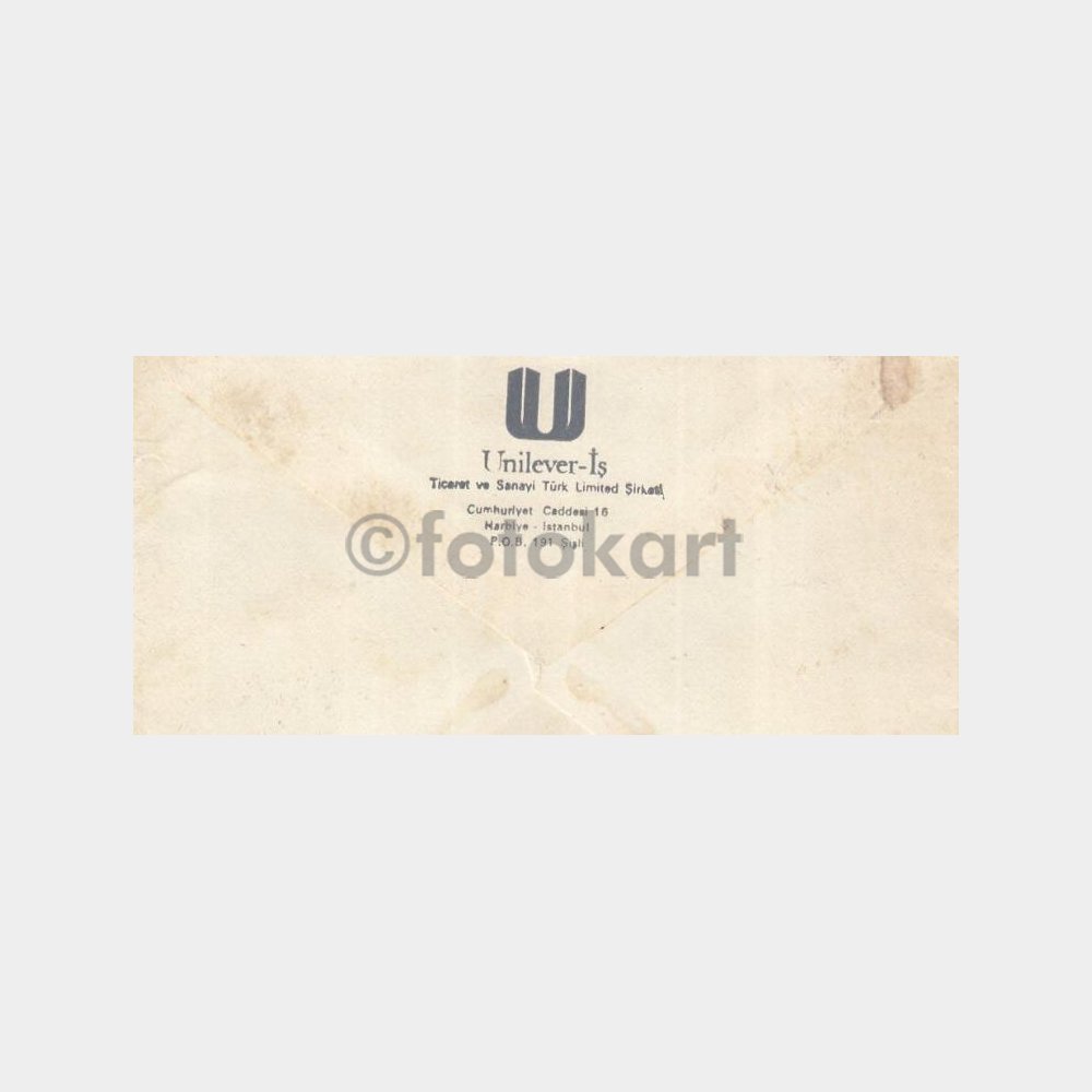 Türk Posta Tarihi Konulu Zarf (Unilever)