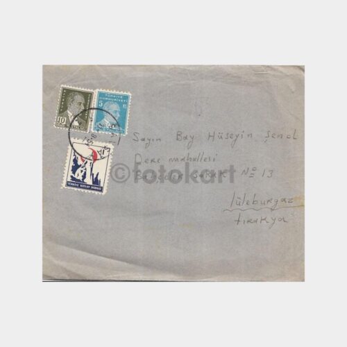 Türk Posta Tarihi Konulu Zarf (Şavşat)
