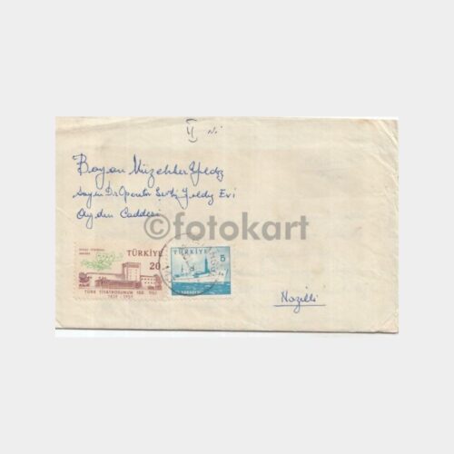 Türk Posta Tarihi Konulu Zarf (İstanbul)