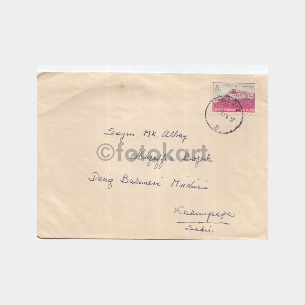 Türk Posta Tarihi Konulu Zarf (Yıldız)